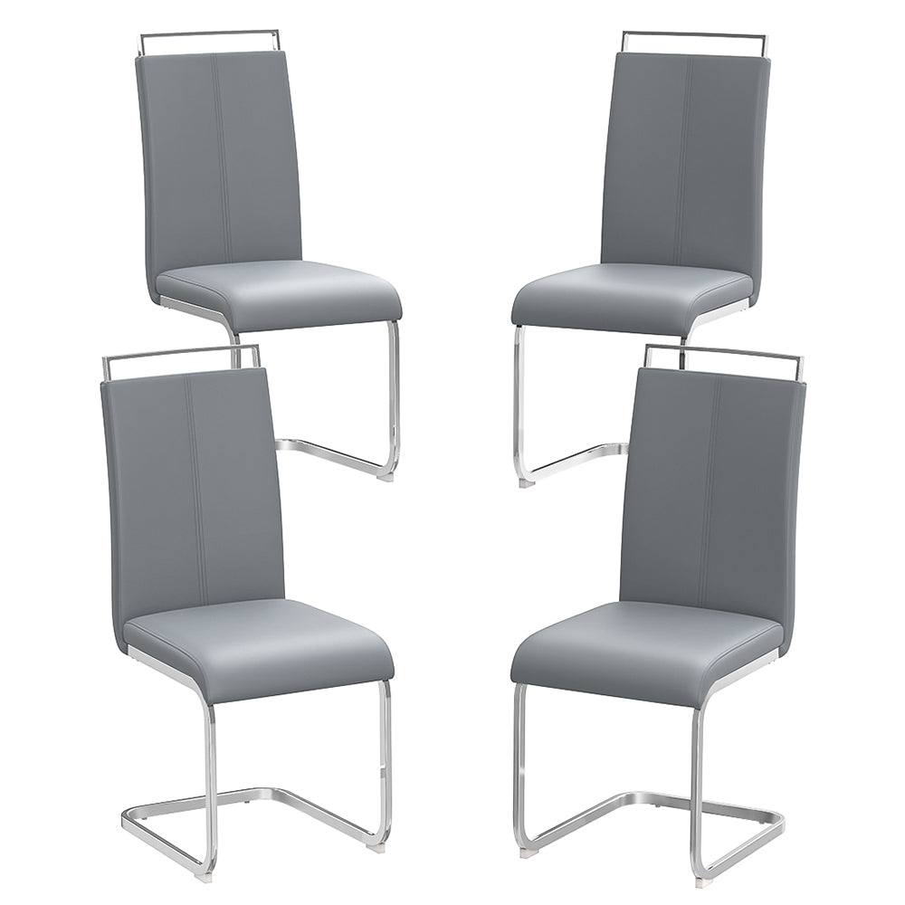 2pcs Metal High Dining Chairs