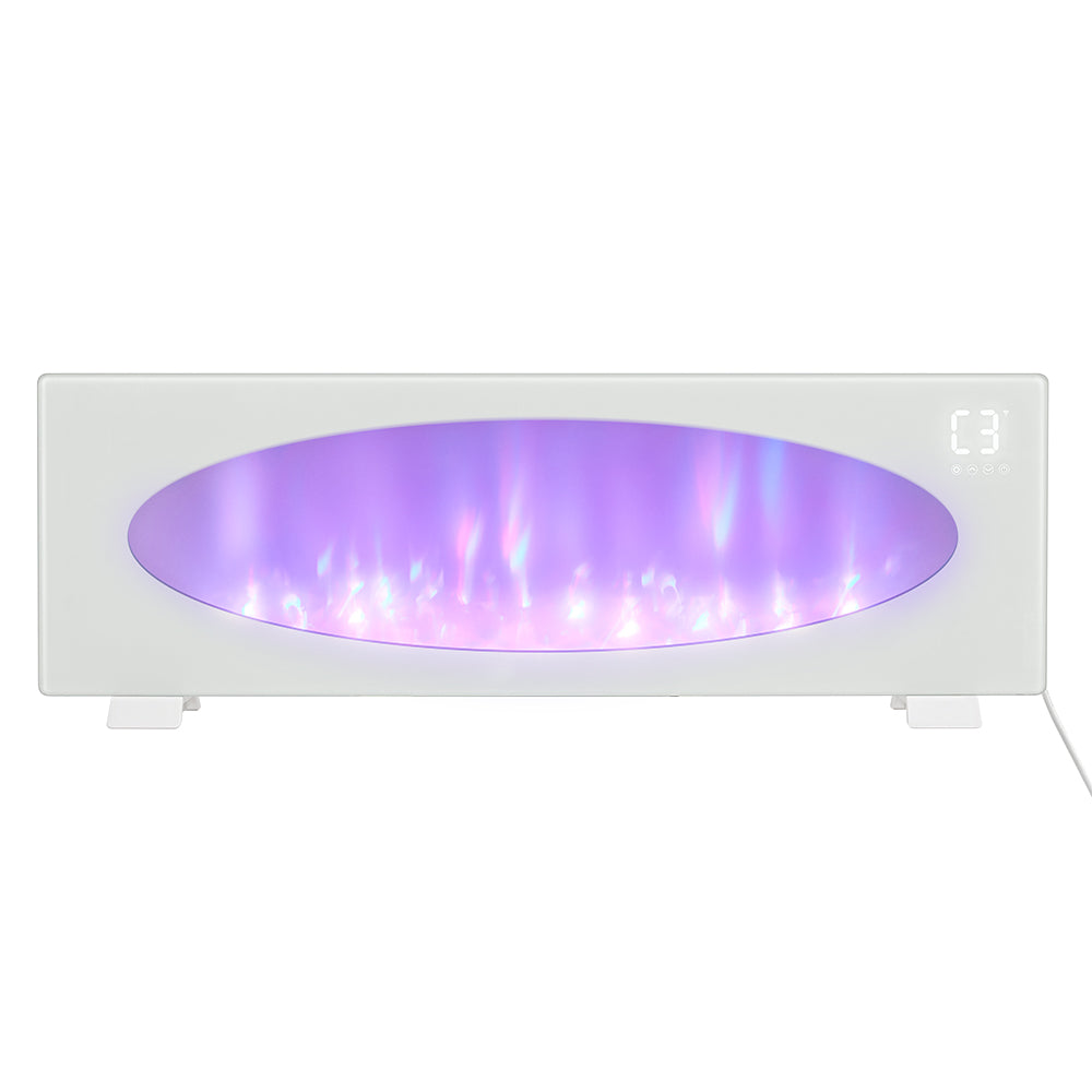 42 Inch Freestanding LED Electric Fireplace 7 Flame Colours with Remote