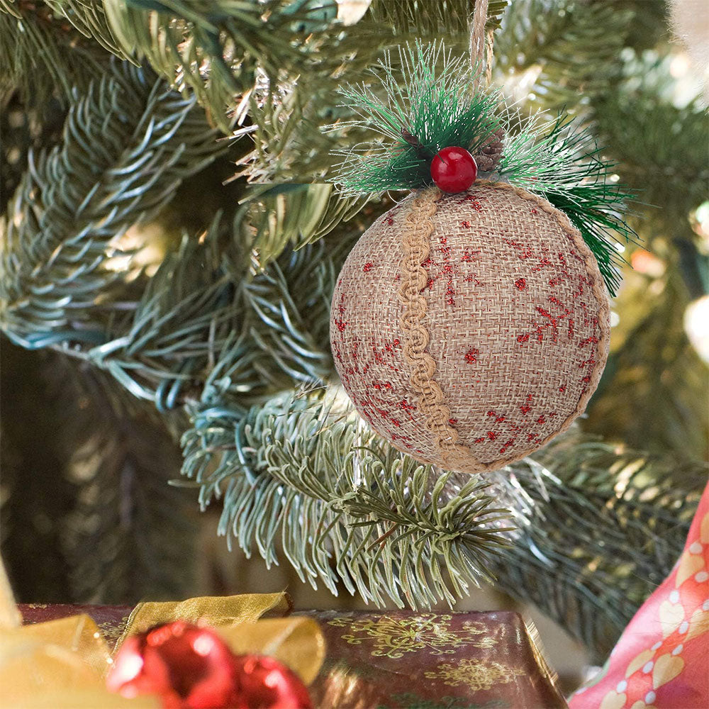 Set of 9 Christmas Ball Ornaments Hanging Decorations Christmas Baubles Ser for Chrismas Tree