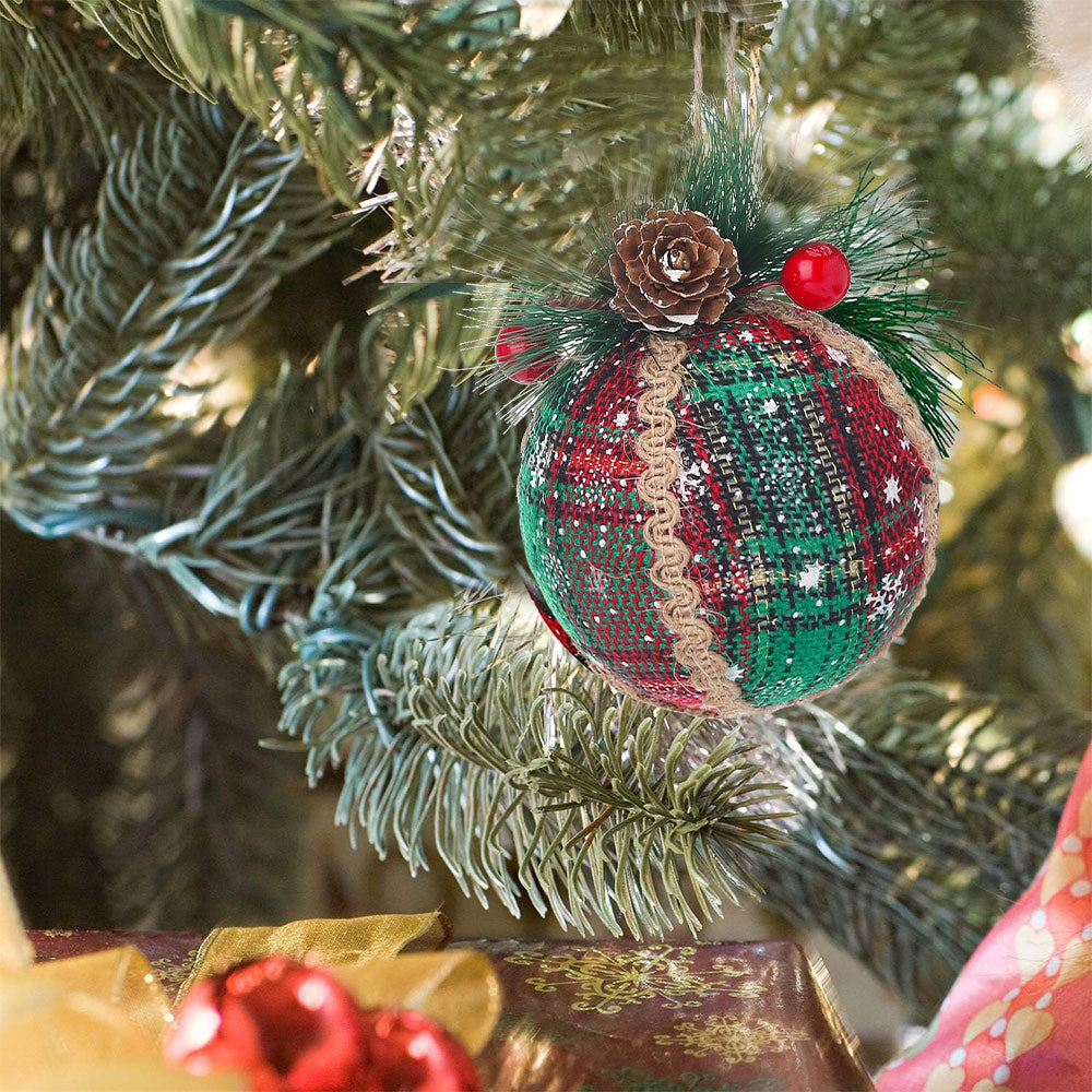 Set of 9 Christmas Ball Ornaments Hanging Decorations Christmas Baubles Ser for Chrismas Tree