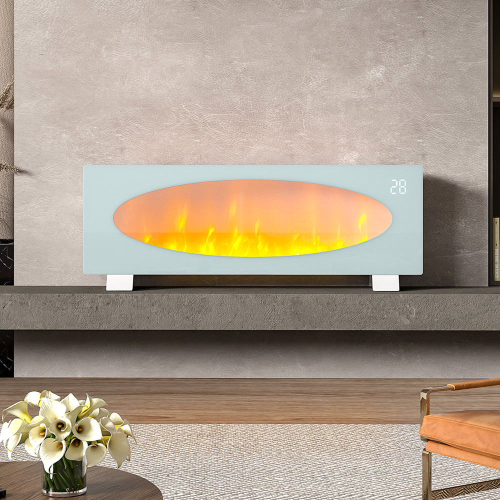 42 Inch Freestanding LED Electric Fireplace 7 Flame Colours with Remote
