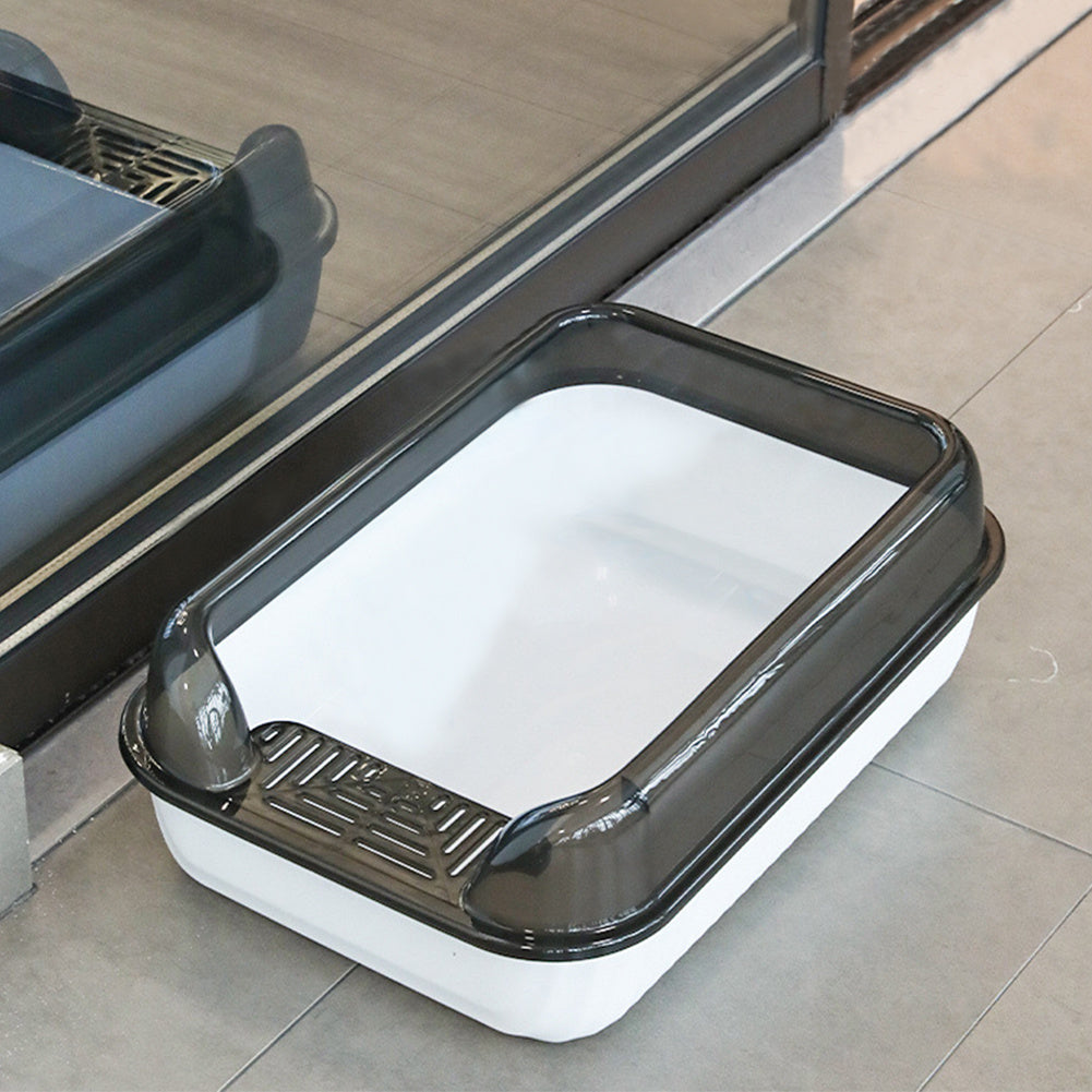 Large Semi-Closed Anti-Splash Cat Litter Box