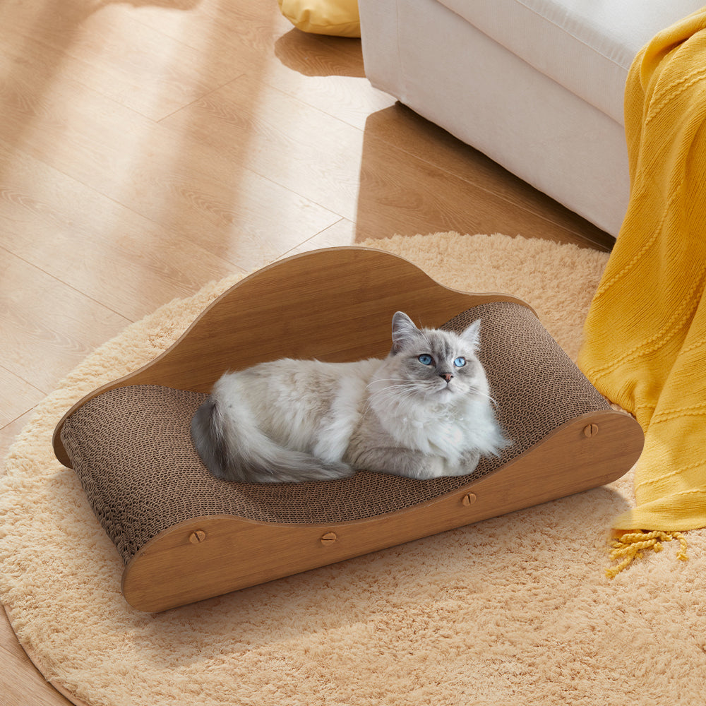 Extra Large Cat Scratcher Cat Interactive Toy Lounging Bed 64cm