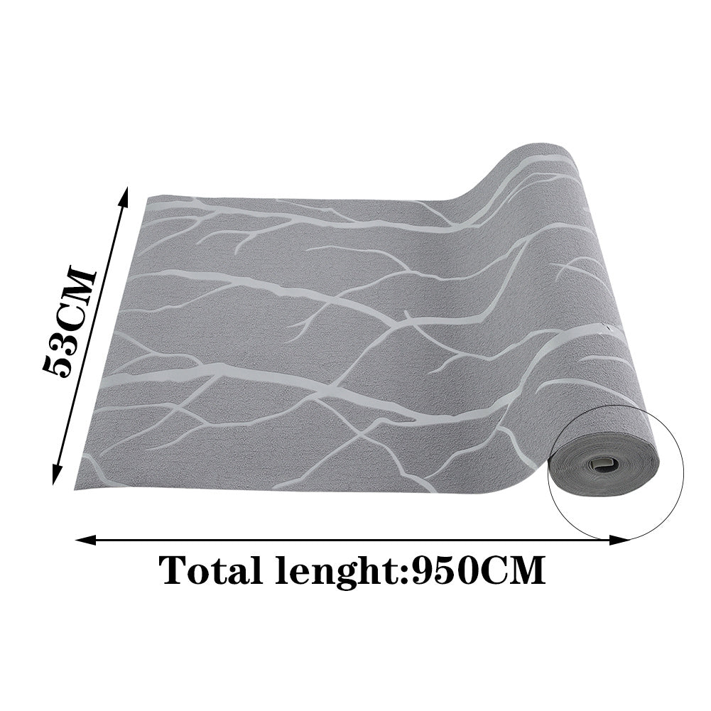Modern Grey Nonwoven Minimalist Wallpaper