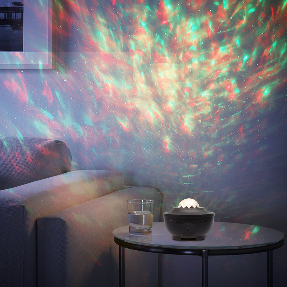 Black Galaxy Projector with Bluetooth Speaker