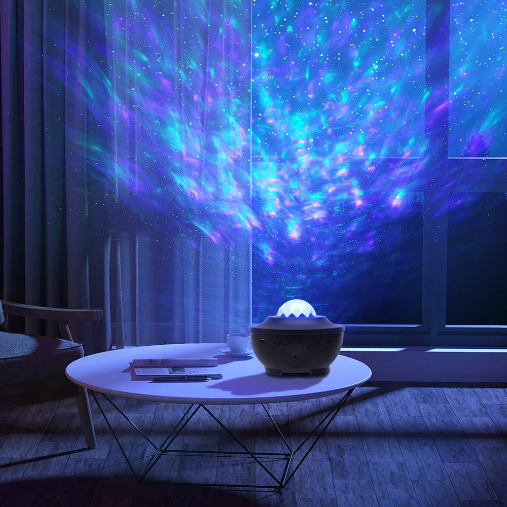 Black Galaxy Projector with Bluetooth Speaker