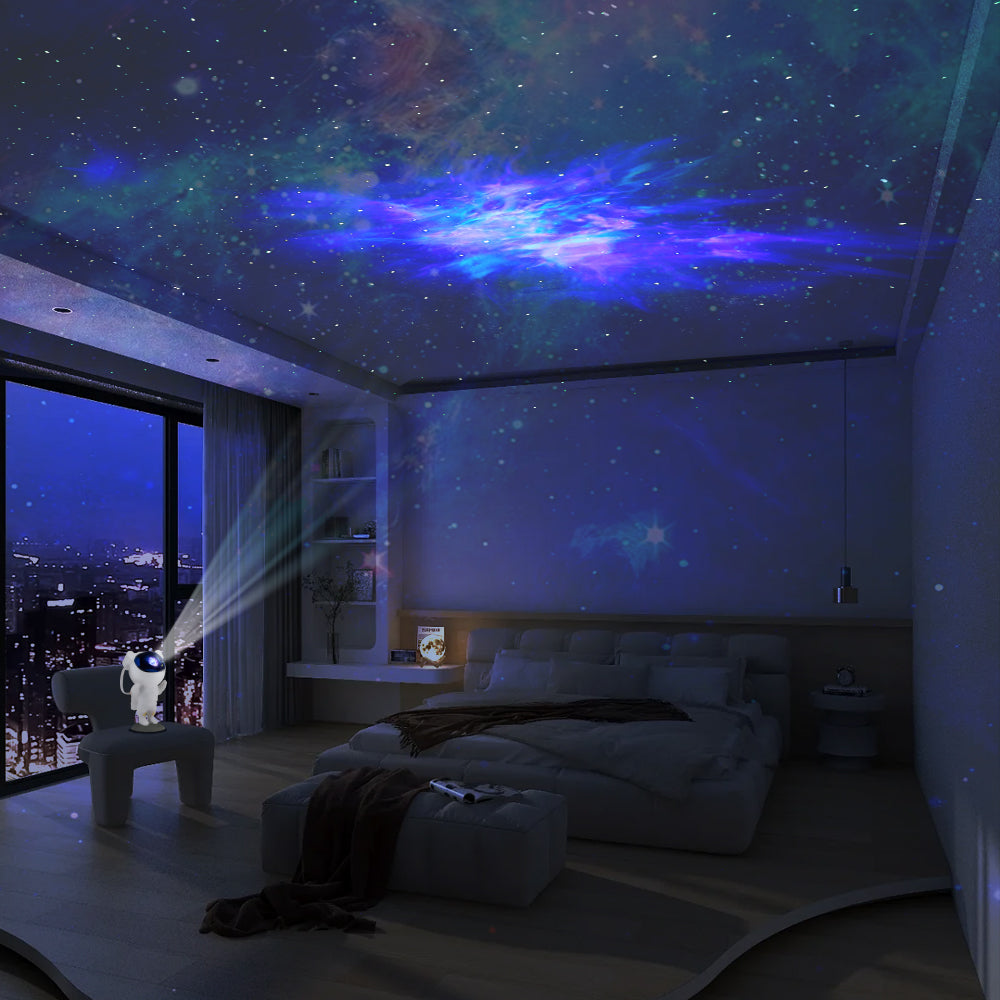 Astronaut Galaxy Projector Tabletop Decor,White