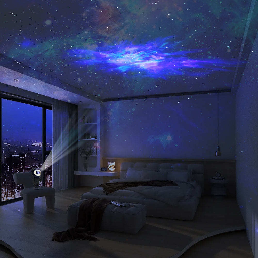Astronaut Galaxy Projector Tabletop Decor,Black