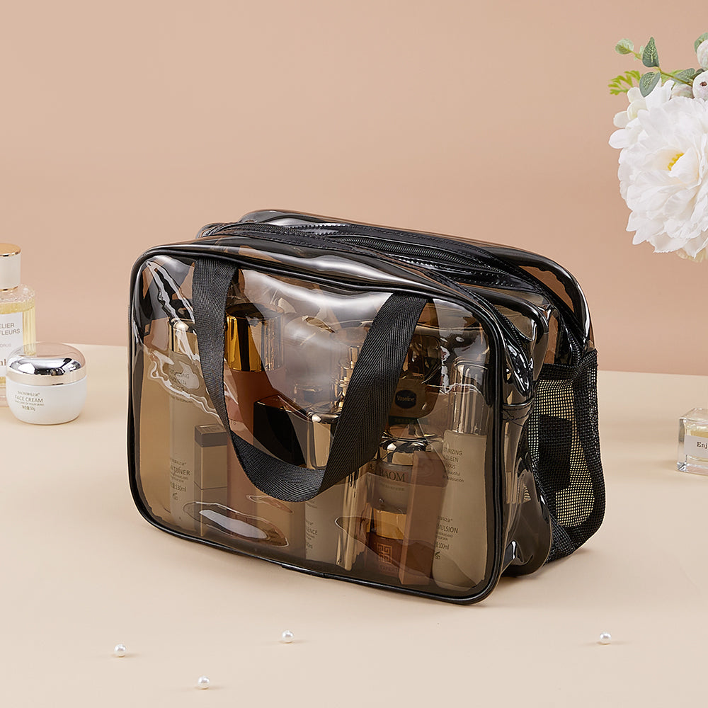 Dry Wet Separation Transparent Travel Makeup Bag