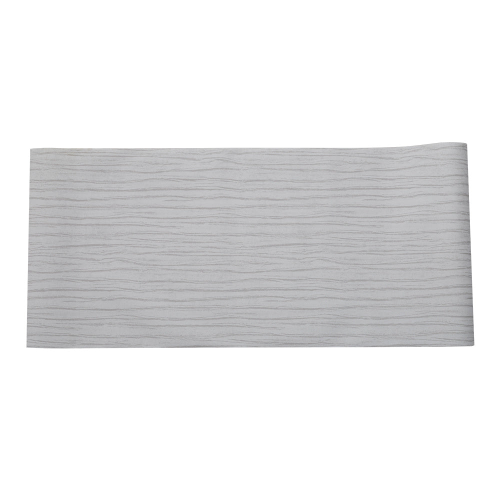 Off White 3D Wood Grain Non Woven Wallpaper