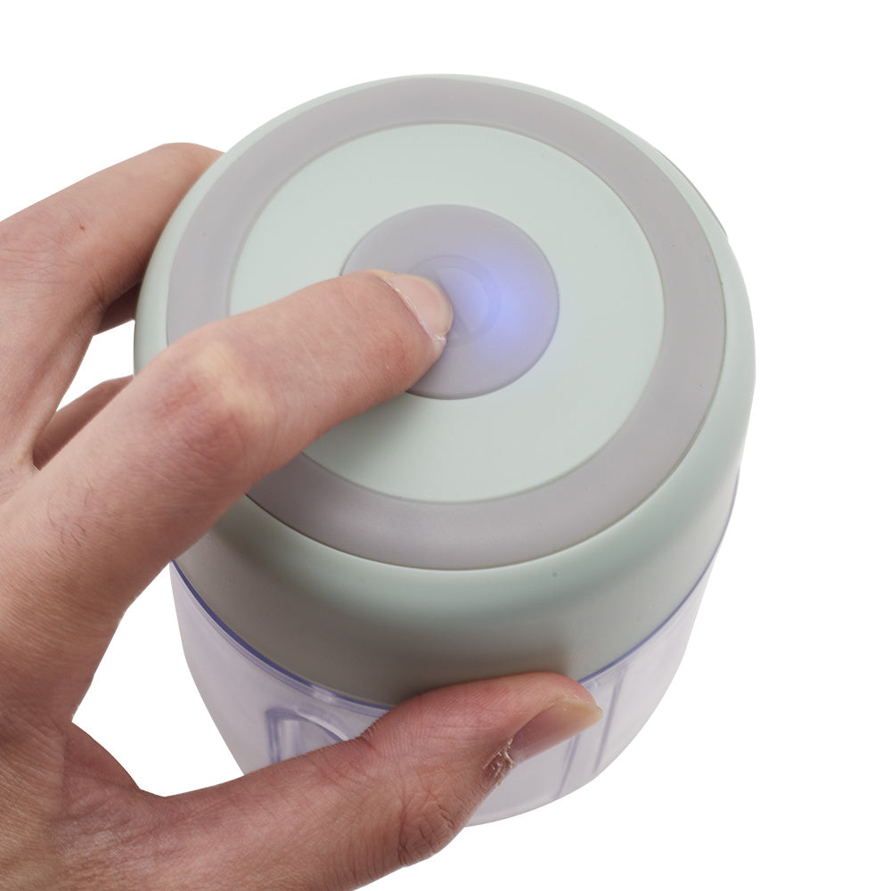 Green 30W Electric Wireless Kitchen Garlic Chopper