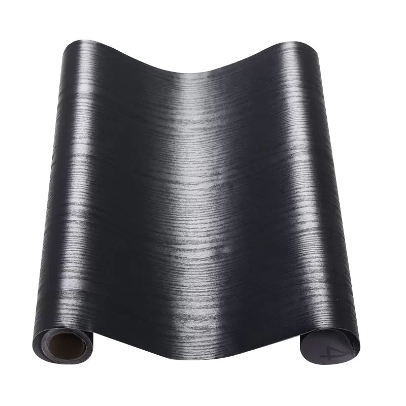 Black Wood Effect Self adhesive Wallpaper