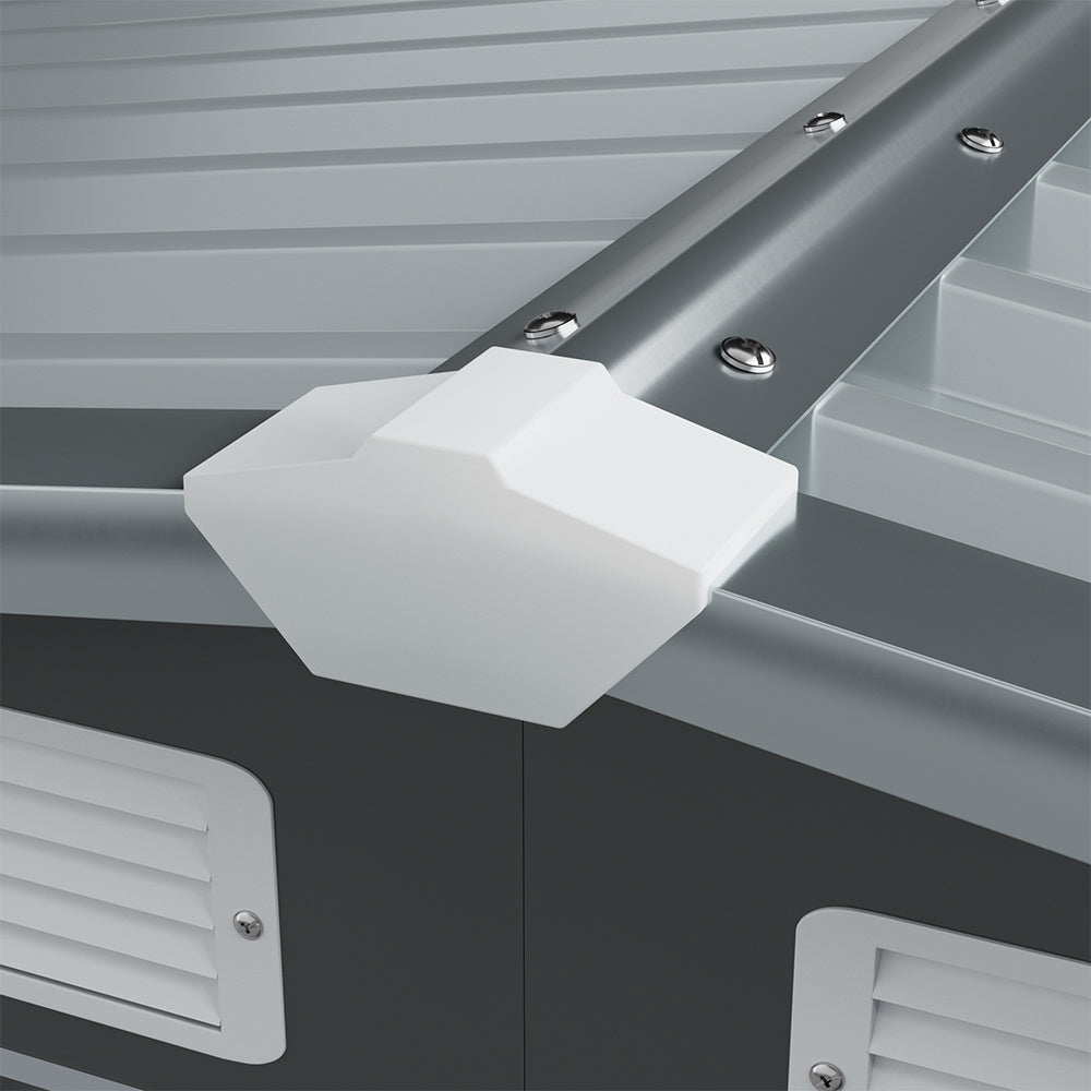 Grey 248cm Outdoor Metal Storage Shed with Pitched Roof