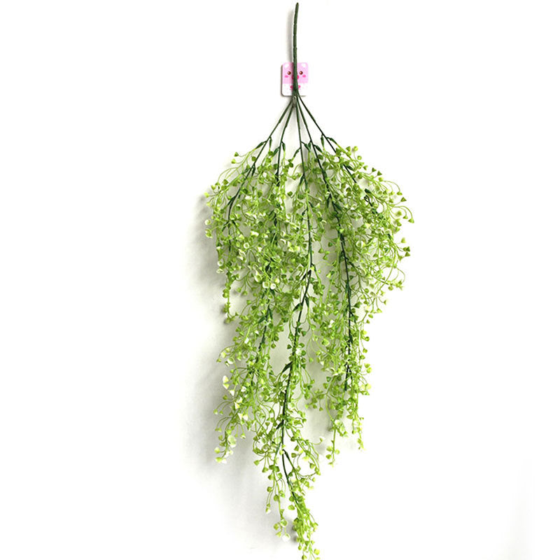 Artificial Trailing Ivy Flower Vine Leaf Garland Plants, White