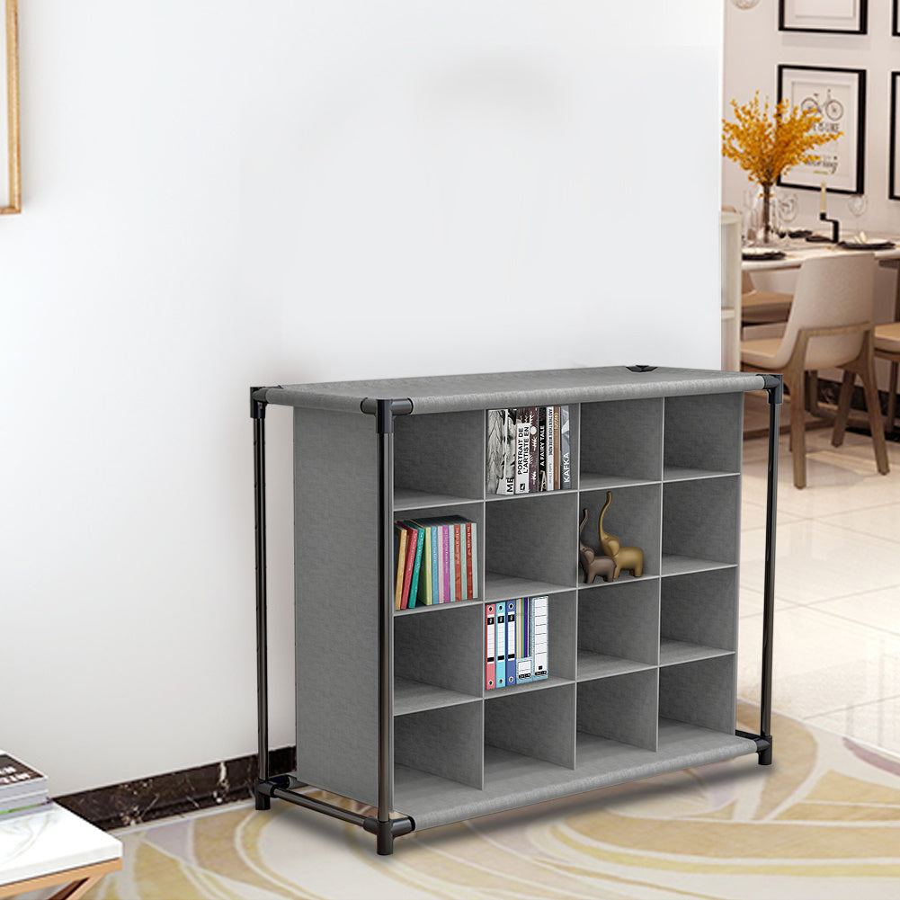 16 Cube Fabric Shoe Storage Rack