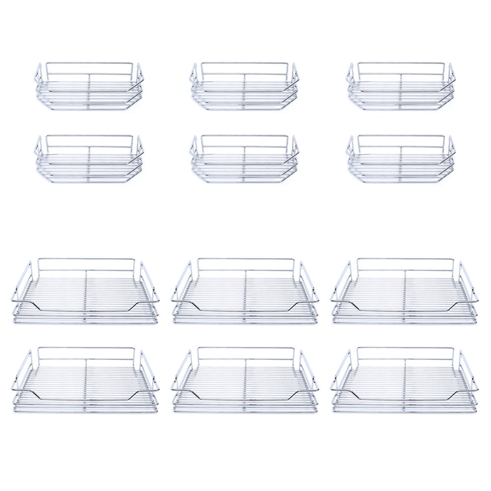 Metal Pull Out Pantry Basket Kitchen Cabinet Cupboard