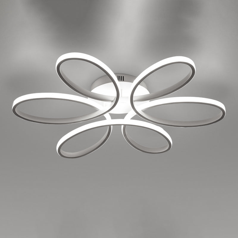 LED Lamp Ceiling Light Cool White Floral Pendant 58CM