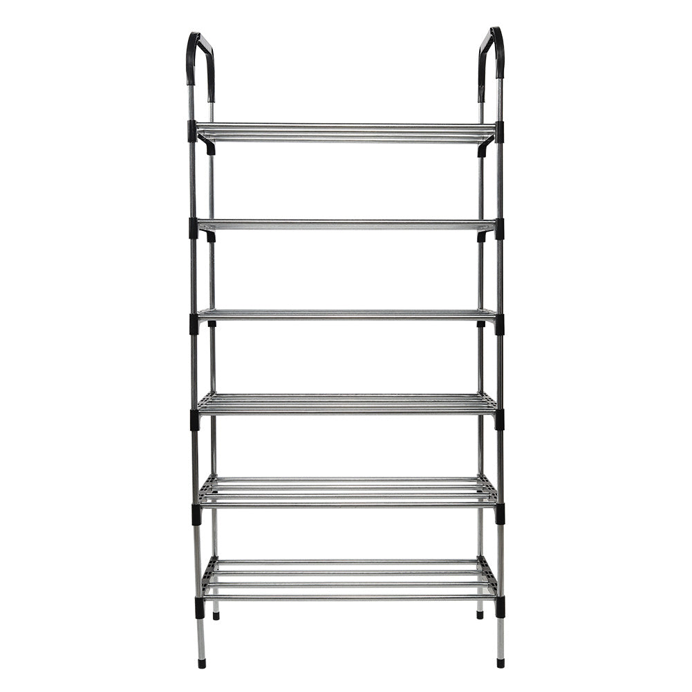 6 Tier Metal Shoe Rack Shoe Storage Stand Organiser