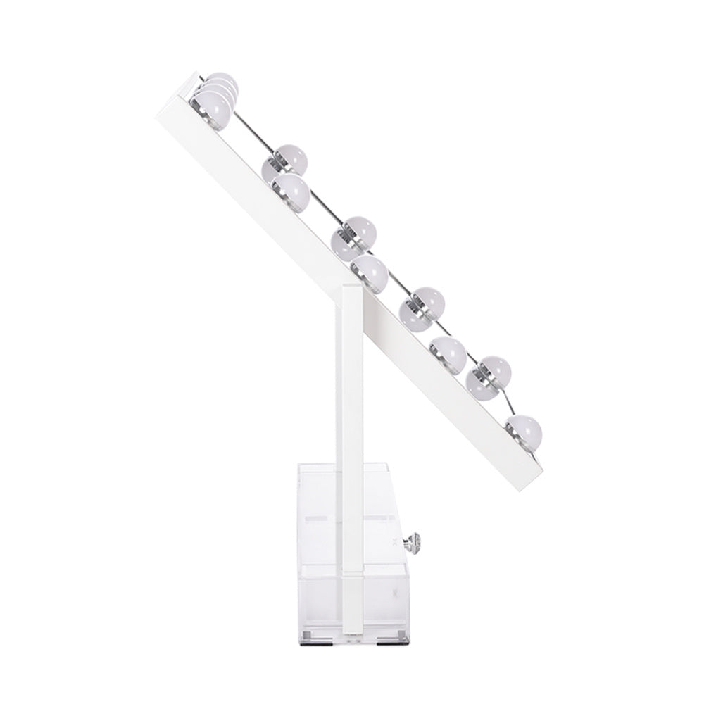 White Hollywood Vanity Makeup Mirror Dimmable