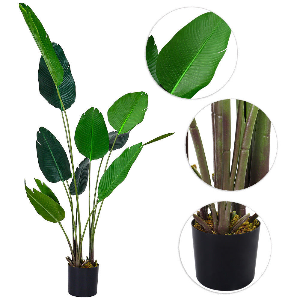 Artificial Banana Tree in Pot Fake Plant, 1.8M