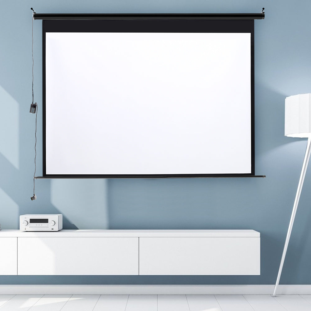 120 Inch HD Electric Pull Down Projector Screen