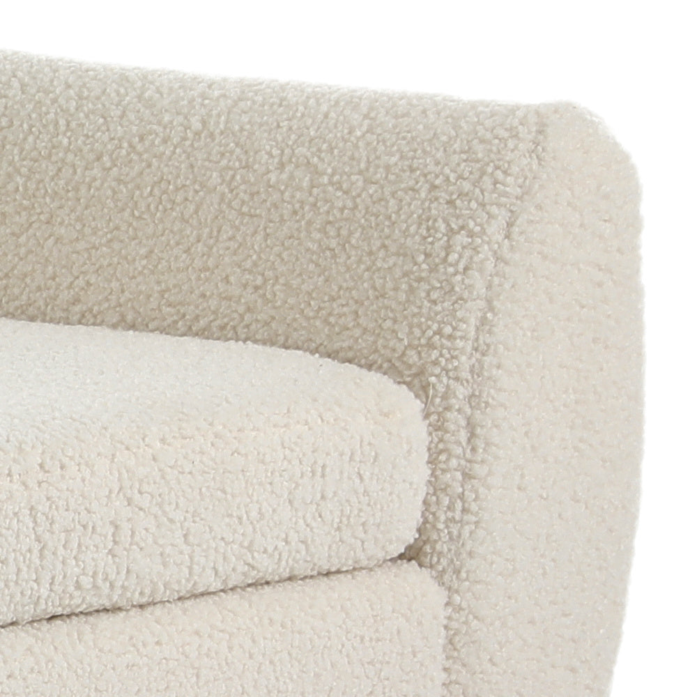 Teddy Fur Upholstered Storage Bench