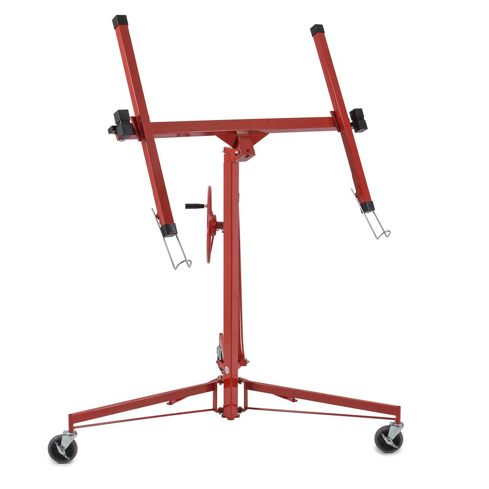 Red 16ft Drywall Hoist Plasterboard Lifter Jack Tool