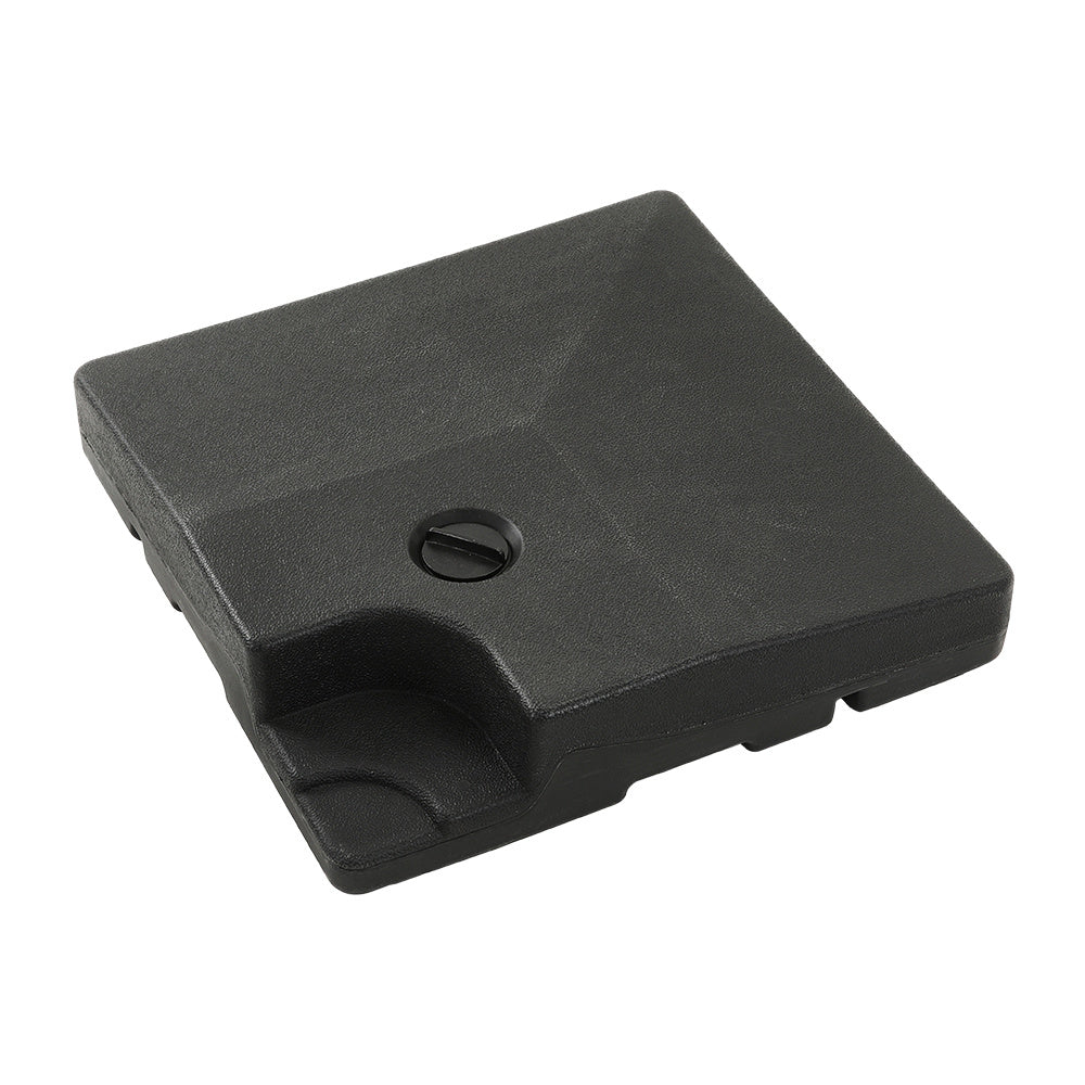 3M Dark Grey Roma Tilting Aluminium Round Cantilever Parasol with Solar Powered LED Lights