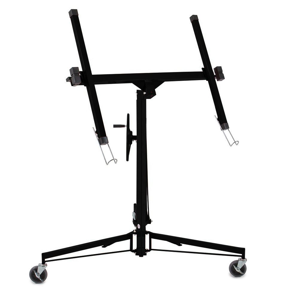 Black 16ft Drywall Hoist Plasterboard Lifter Jack Tool