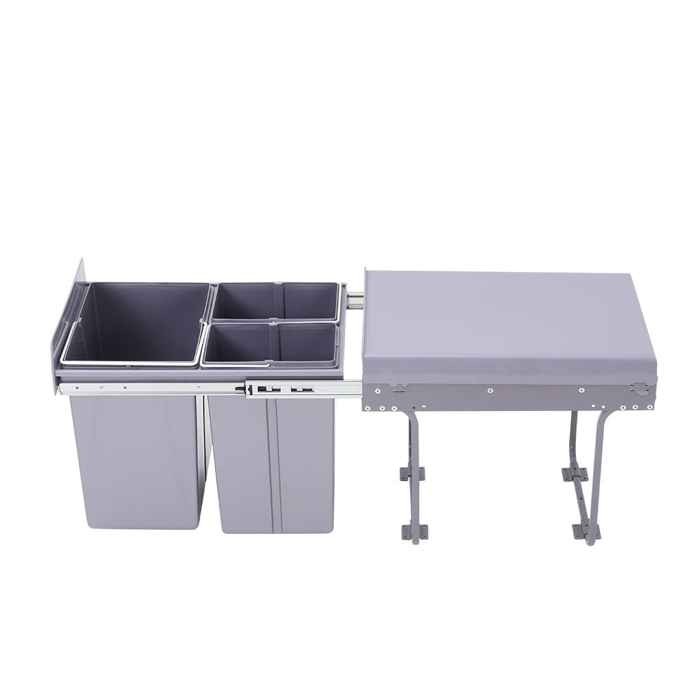 40L Pull Out Recycling Waste Bin