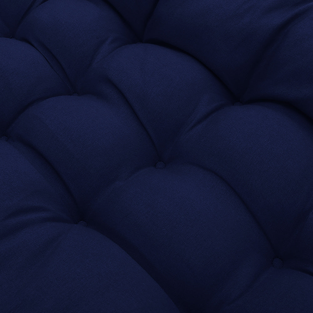 110cm Thick Soft Comfortable Chaise Lounge Chair Cushion, Blue