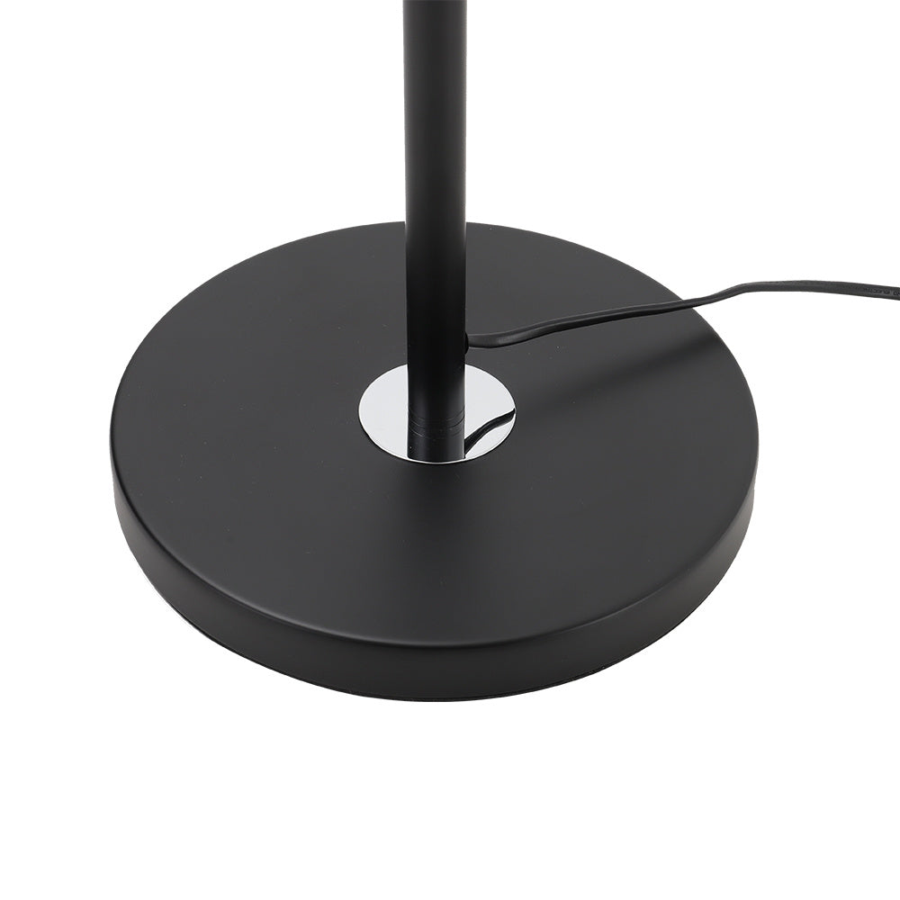 Khaki 2 Light Floor Standing Lamp with Adjustable Head Light