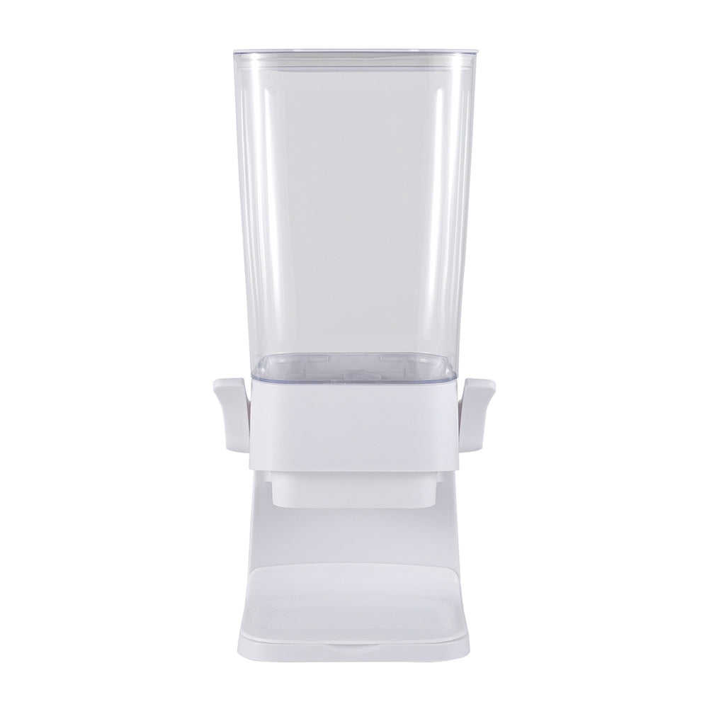 White Cereal Nuts Storage Container Dispenser for Kitchen
