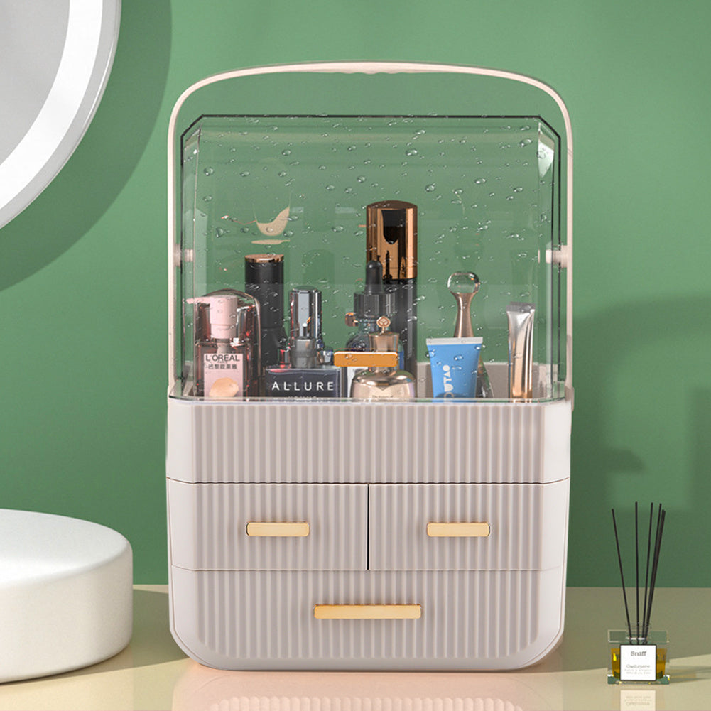 3 Drawers Desktop Cosmetics Storage Organizer