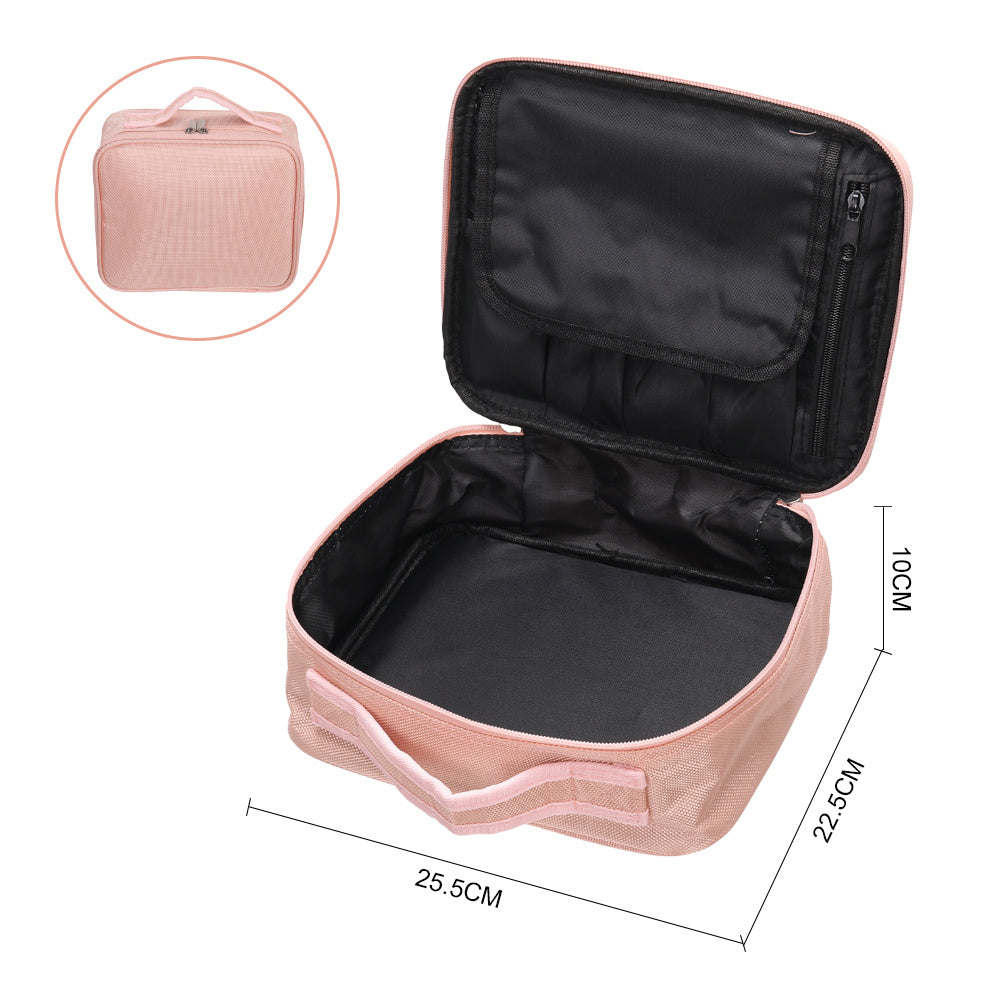 Pink Portable Waterproof Travel Makeup Bag