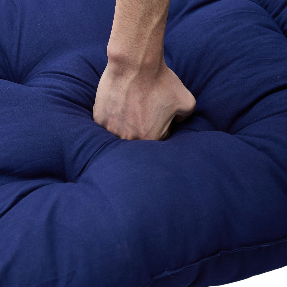 Blue 180cm Outdoor Thickened Lounger Cushion