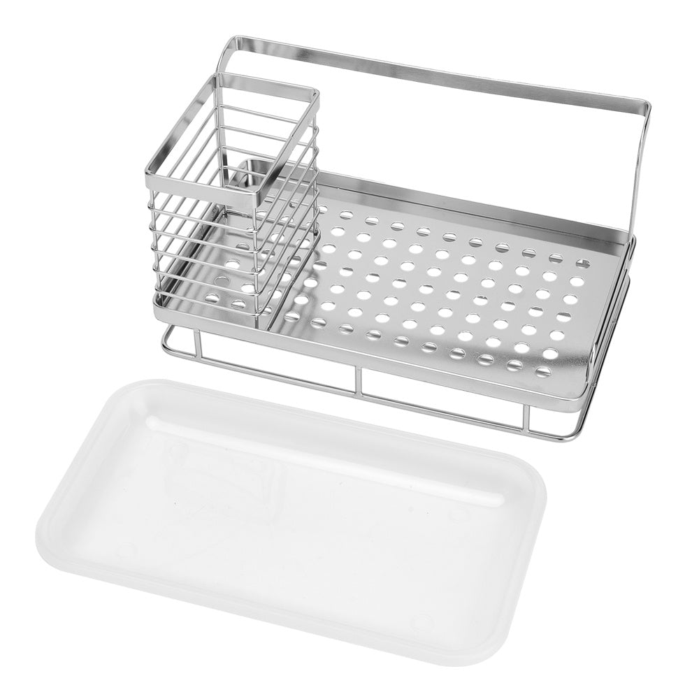 Stainless Steel Sink Organizer with Drain Tray