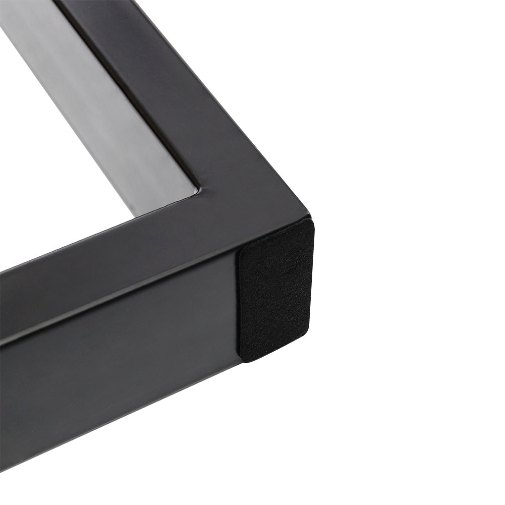 Set of 2 Metal Table or Bench Legs Frames Square Steel Base Stands, 30x40CM