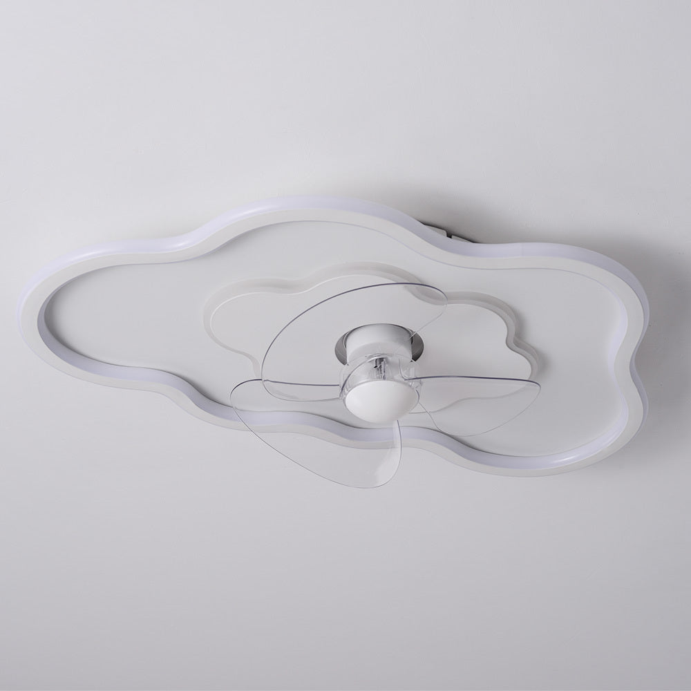 Cloud Shaped Ceiling Mount LED Fan Light