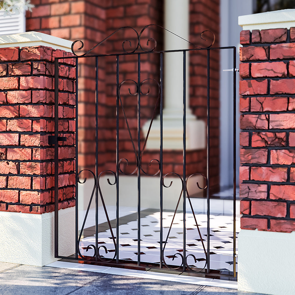3ft Heavy Duty Wrought Iron Gate with Fittings Bolt