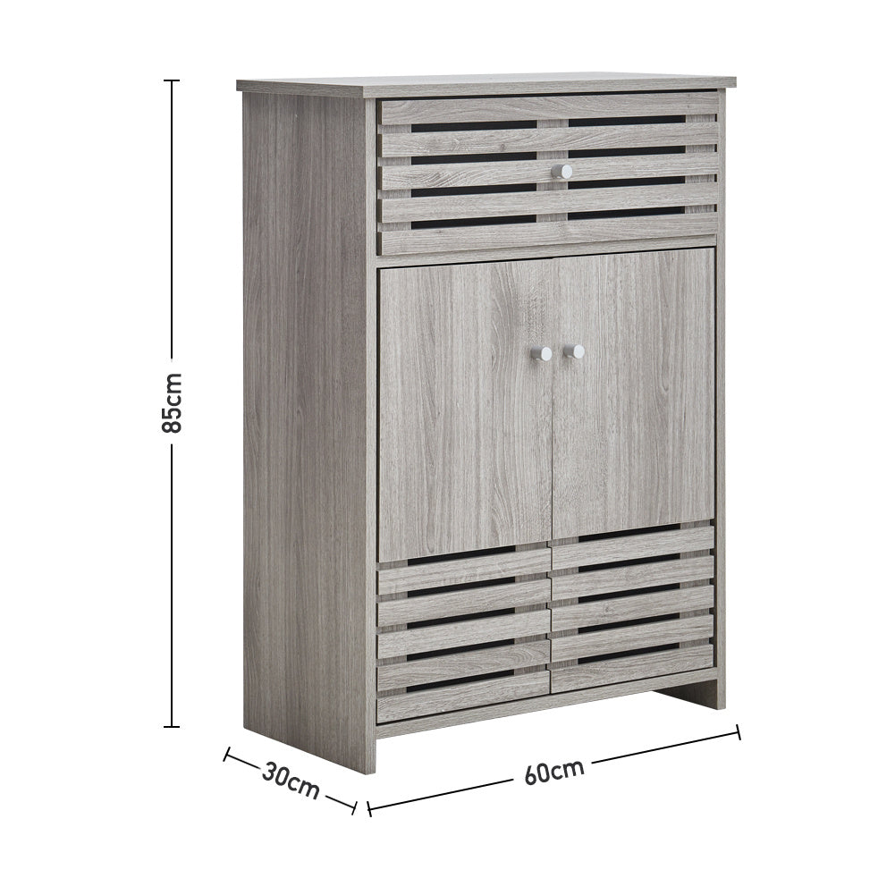 Modern Wooden Freestanding Double Door Bathroom Cabinet