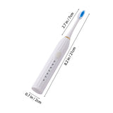 Sonic Electric Toothbrush 4 Heads USB Rechargeable White Cleaner with 4 Brush Heads