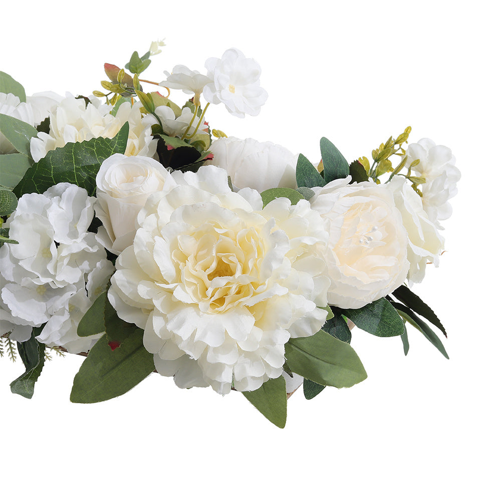 Peony Rose Wedding Aisle Flowers Artificial Silk Row Decor