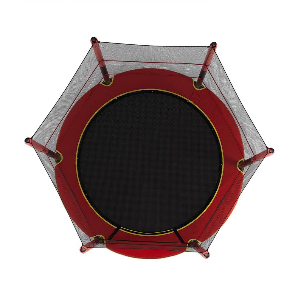 160cm H Outdoor Trampoline, with High Enclosure Net