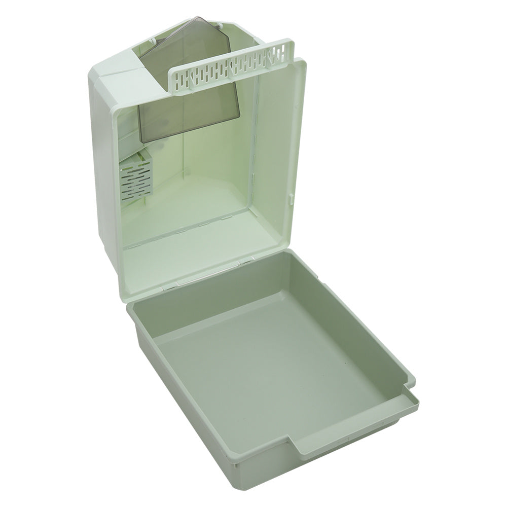 Foldable Anti-Splash Enclosed Cat Litter Box
