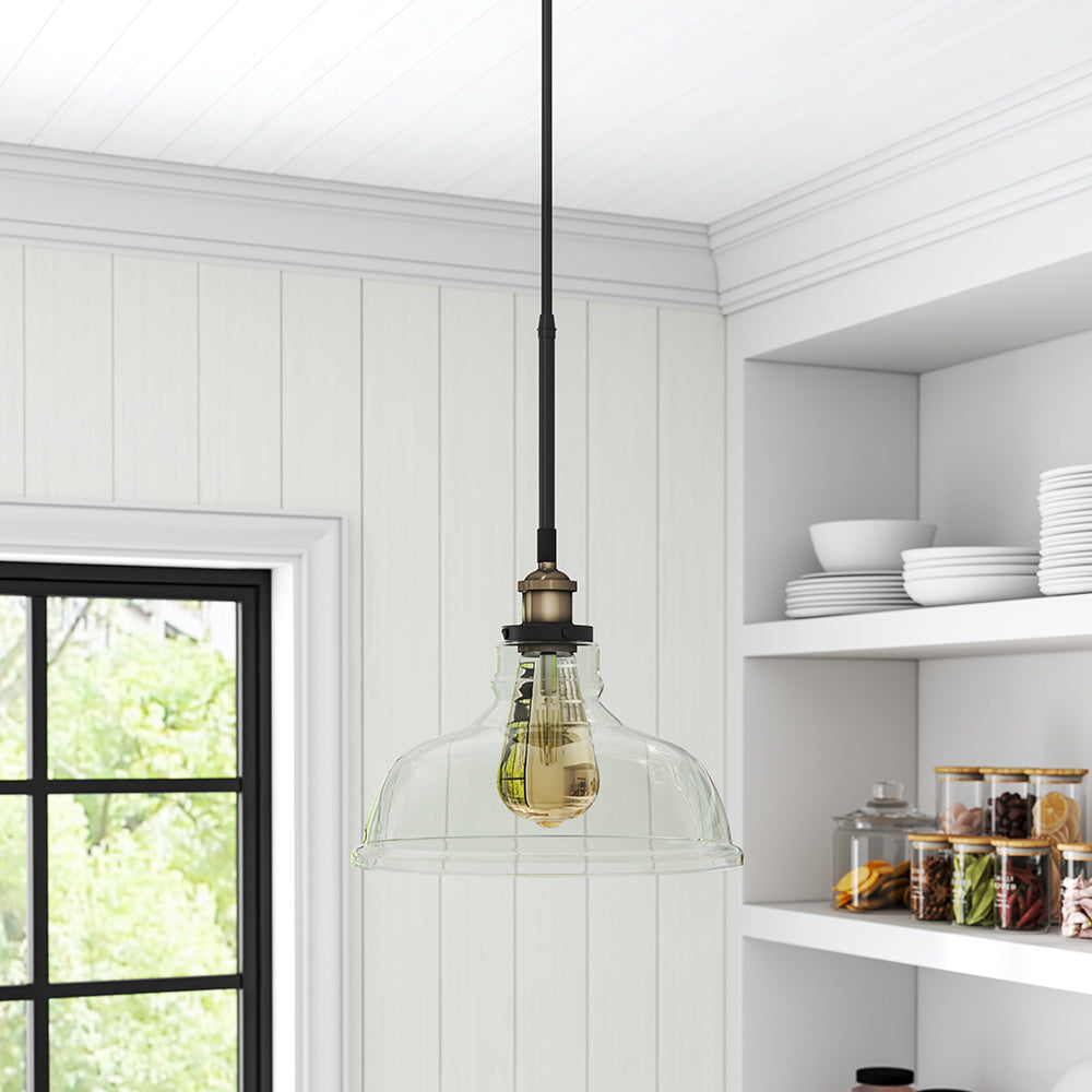 Contemporary Glass Living Room Pendant Light