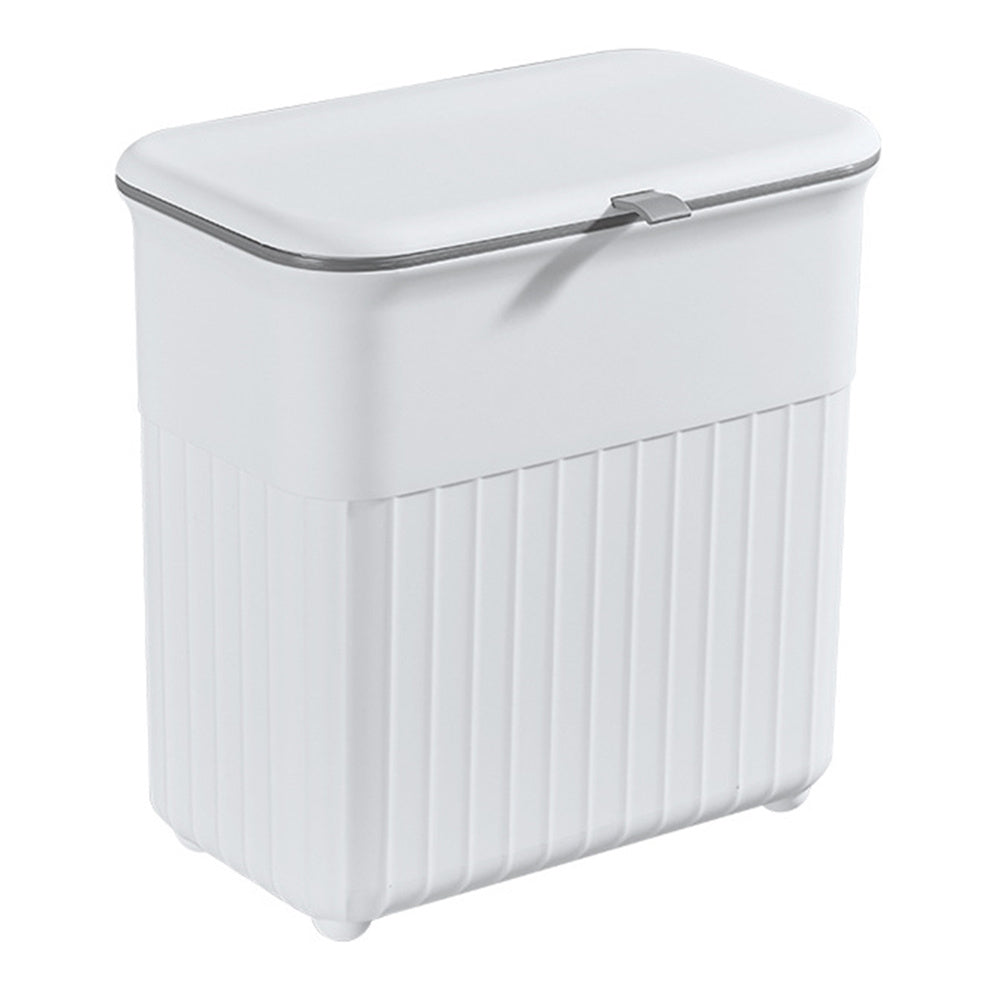 White Kitchen Hanging Trash Can Waste Bin