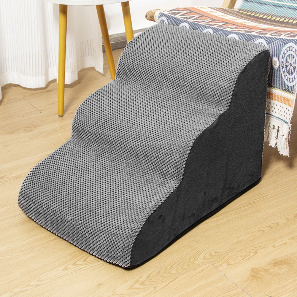 Grey Large Comfortable Non Slip Pet Step