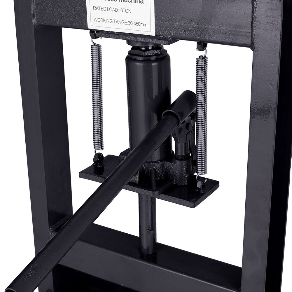 H Frame 6 Ton Hydraulic press Black