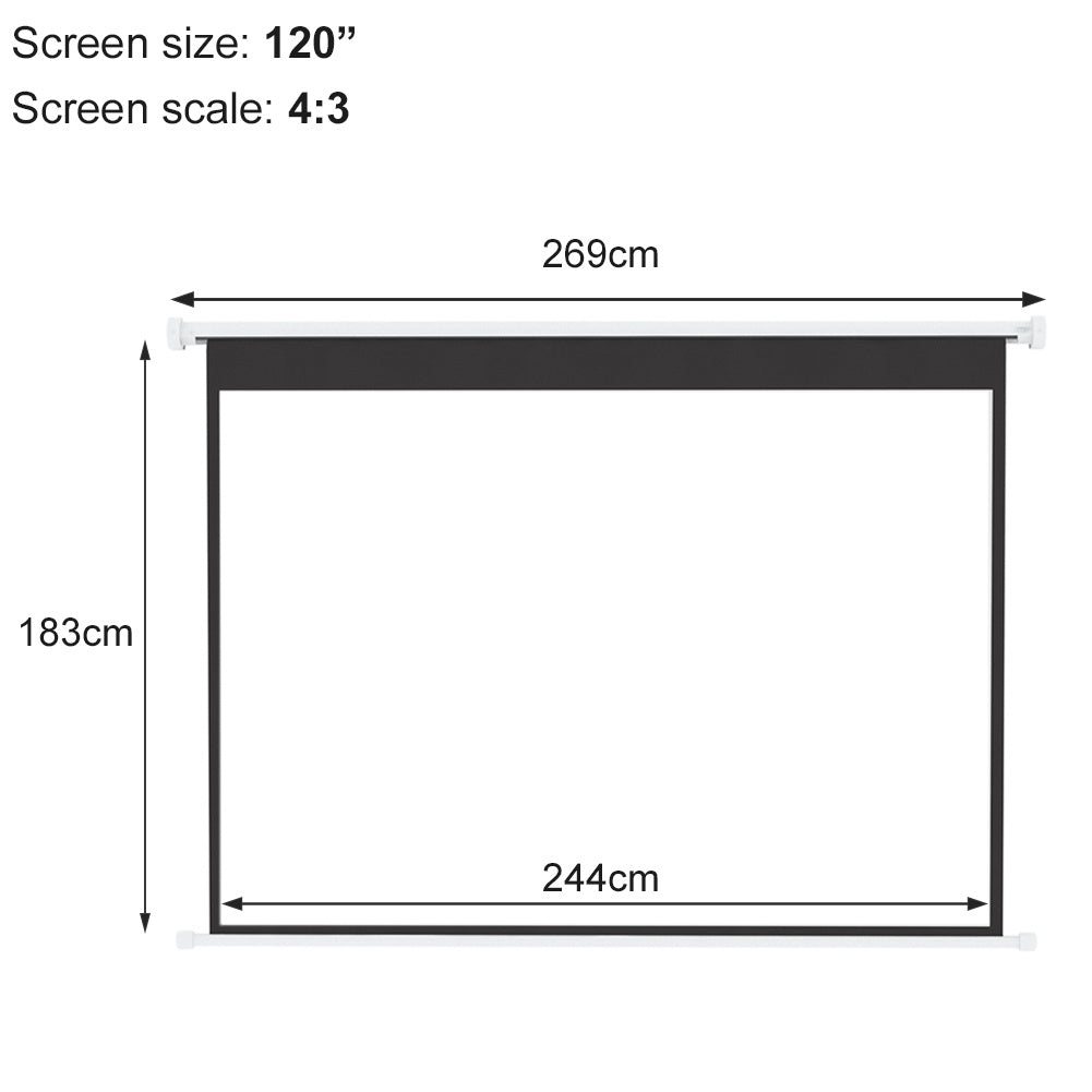 3D HD Home Theater Electric Motorised Projector Screen